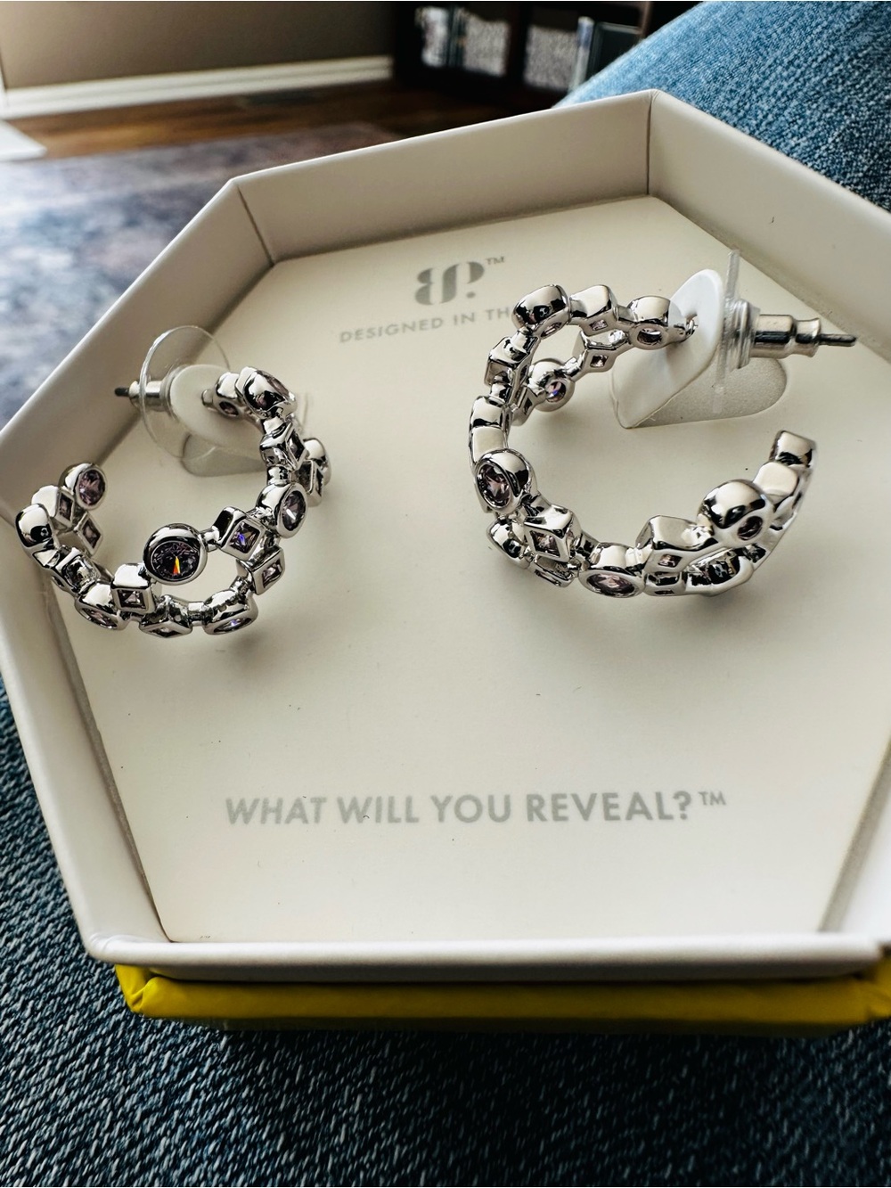NIB Bomb Party “Detailed Drama” earrings ER44281